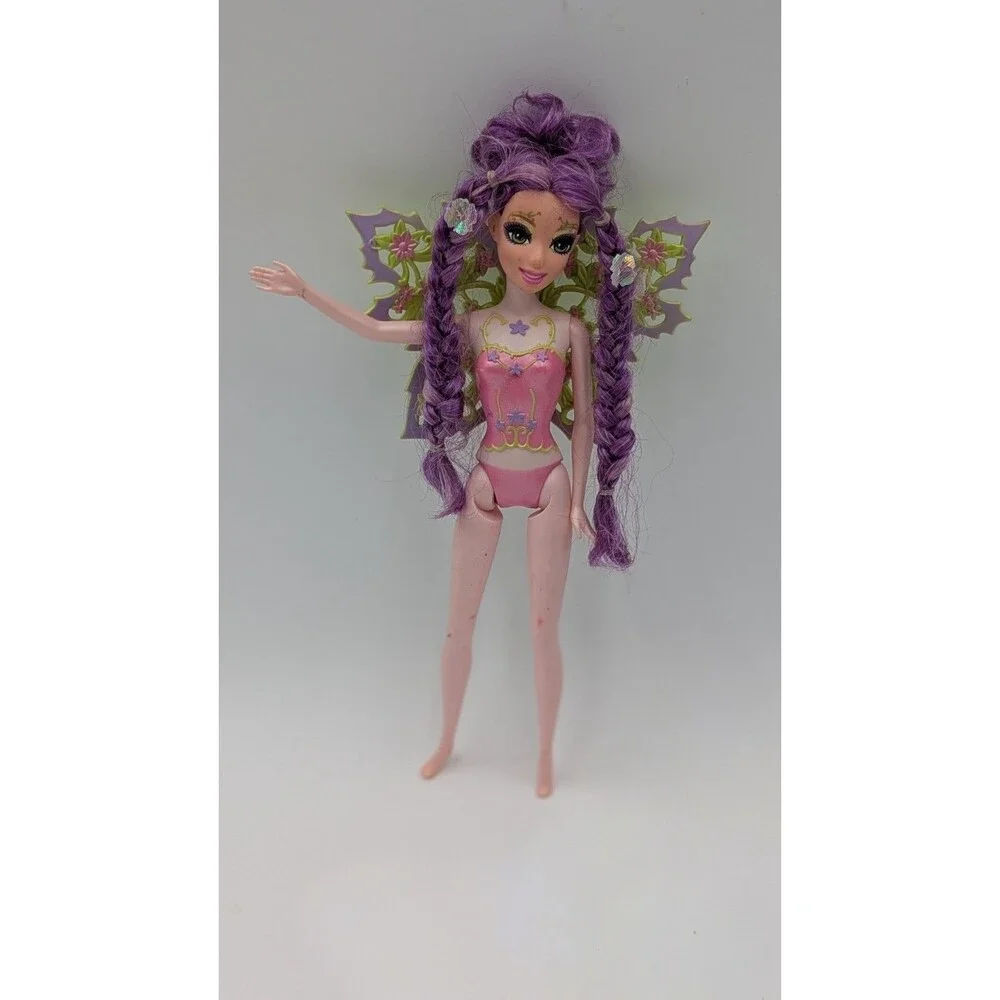 Barbie Fairytopia Magic Of Rainbow Glee Fairy Doll #K8133 W Wings Mattel